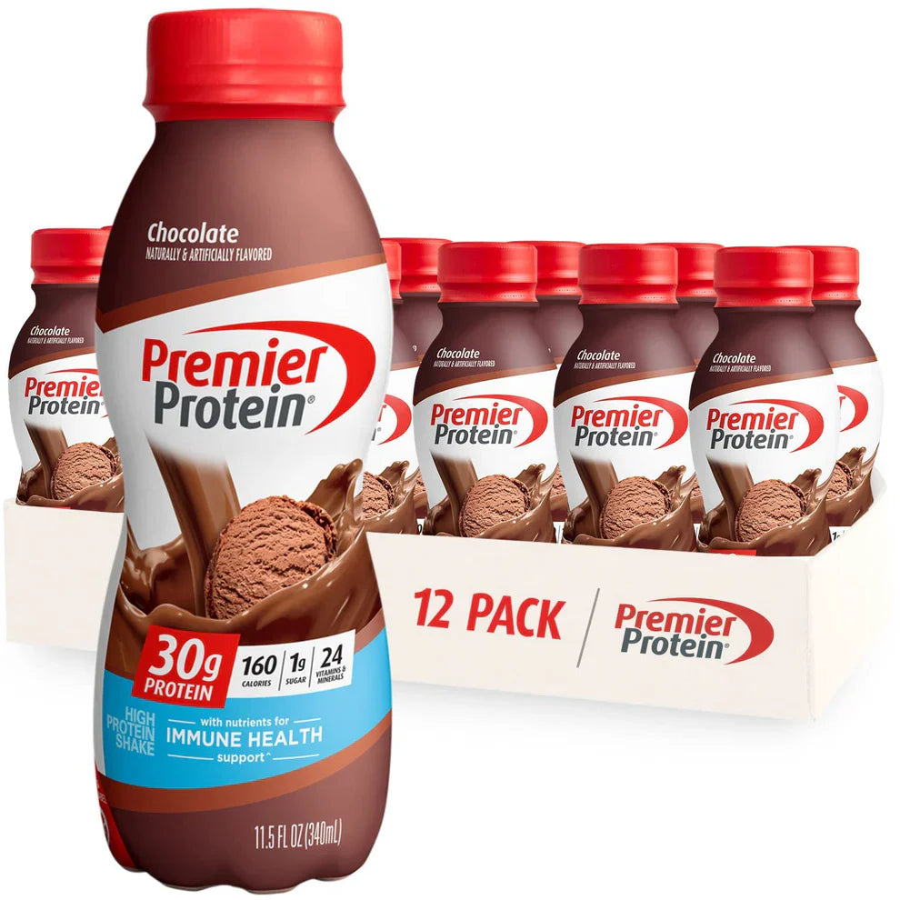 12-Pack Premier Protein Shake: 30g Protein, 1g Sugar