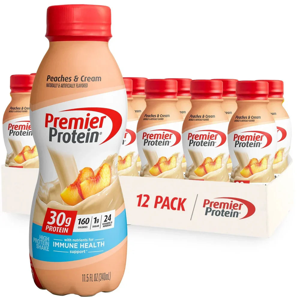 12-Pack Premier Protein Shake: 30g Protein, 1g Sugar