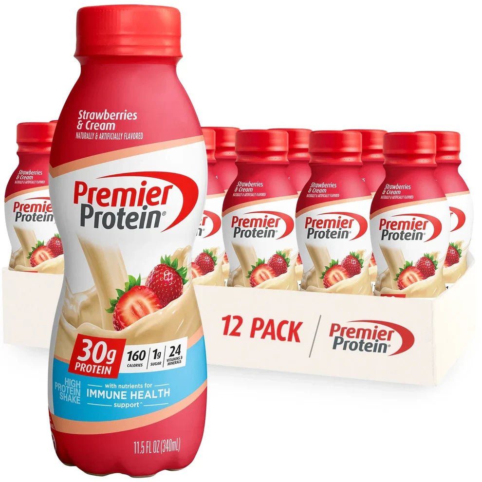 12-Pack Premier Protein Shake: 30g Protein, 1g Sugar