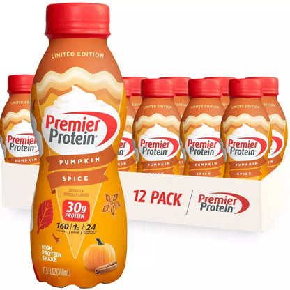12-Pack Premier Protein Shake: 30g Protein, 1g Sugar