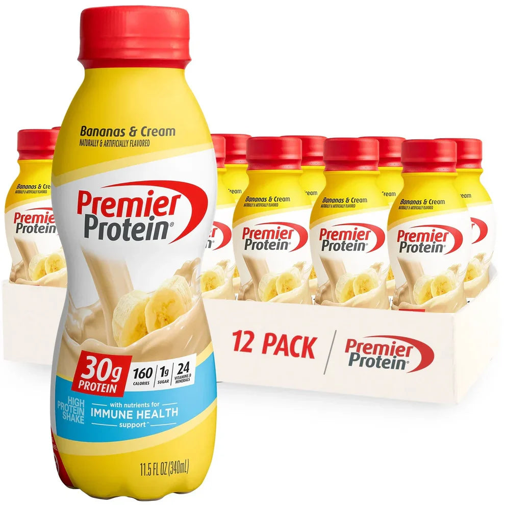 12-Pack Premier Protein Shake: 30g Protein, 1g Sugar