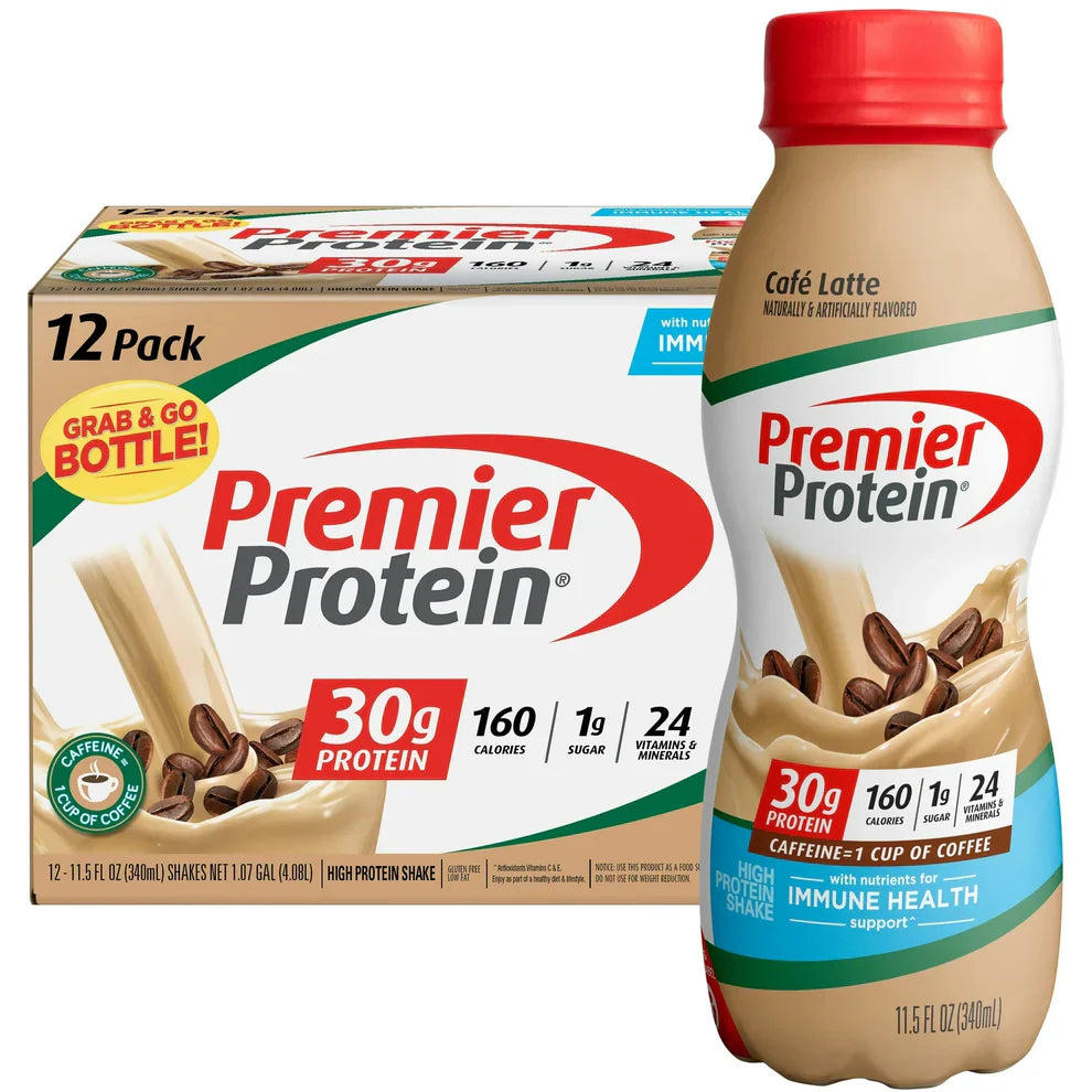 12-Pack Premier Protein Shake: 30g Protein, 1g Sugar