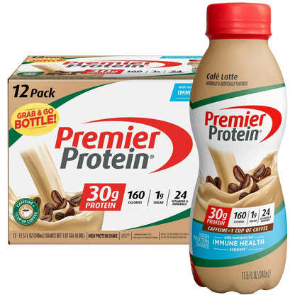 12-Pack Premier Protein Shake: 30g Protein, 1g Sugar