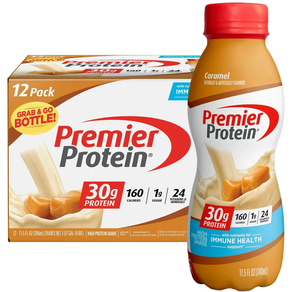 12-Pack Premier Protein Shake: 30g Protein, 1g Sugar