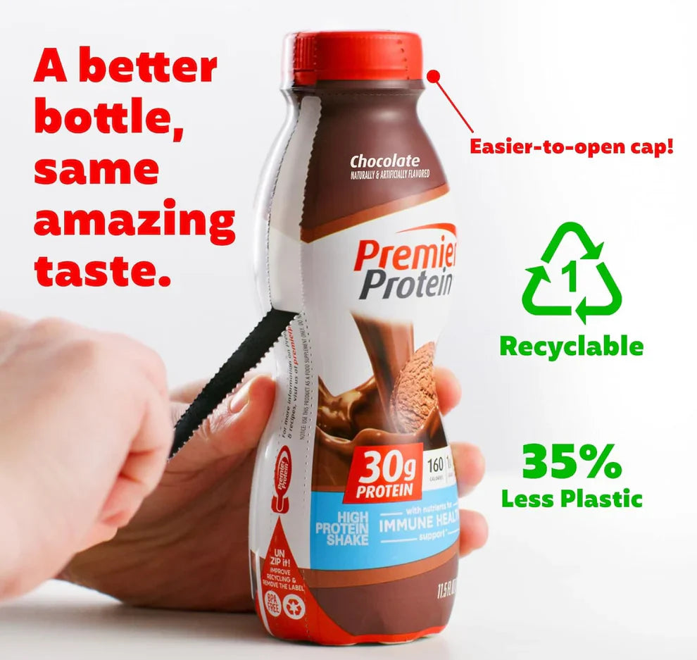 12-Pack Premier Protein Shake: 30g Protein, 1g Sugar